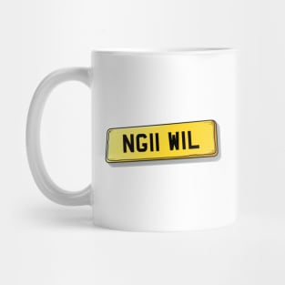 NG11 WIL - Wilford Number Plate Mug